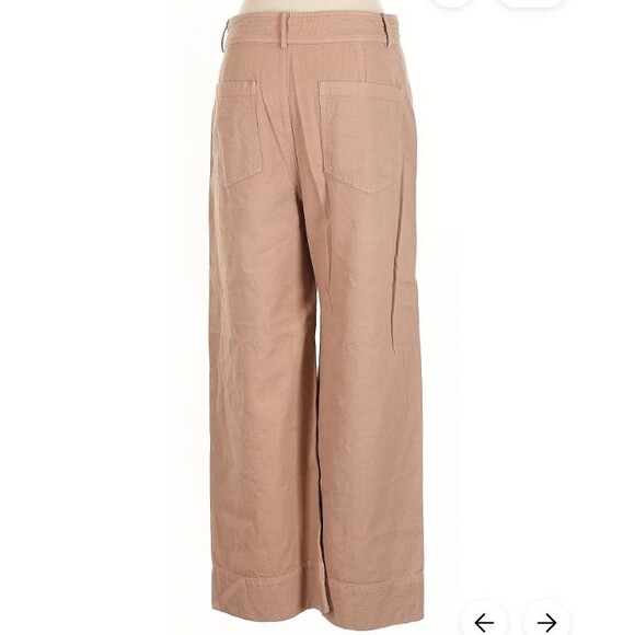 Apiece Apart New York Women's Beige Merida Cotton Wide Leg Pants 8 - Picture 2 of 8